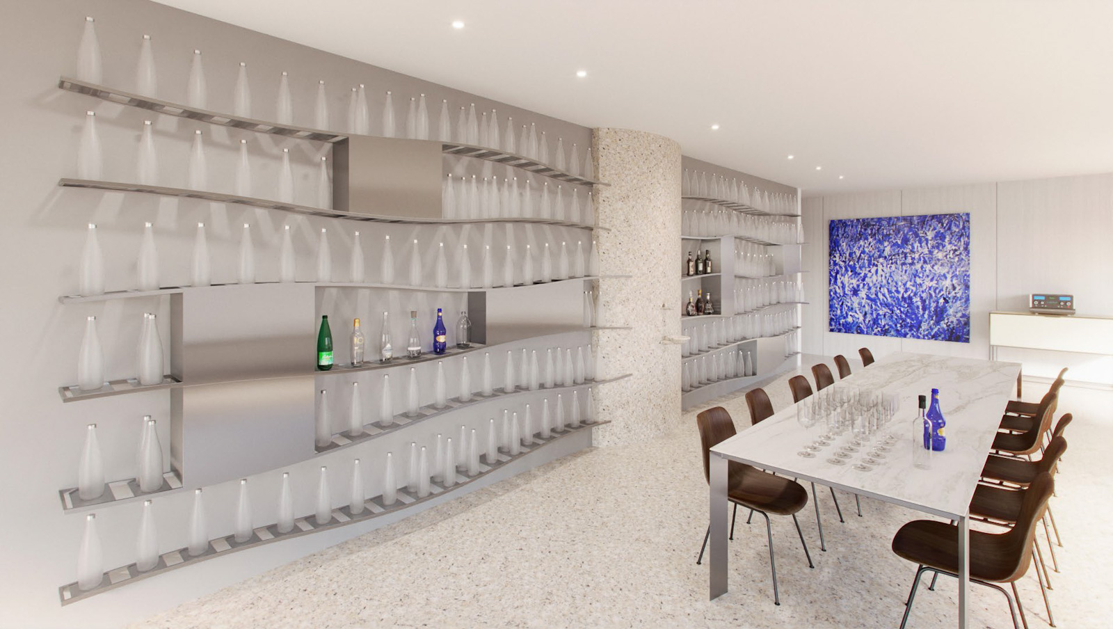 Fine Bottled Water FineWaters Experience Room